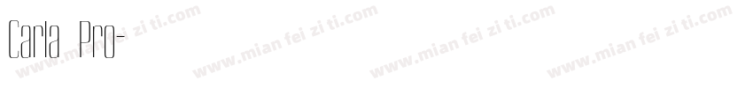 Carla Pro字体转换